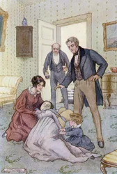 Illustration für Wives and Daughters von Mrs. Gaskell